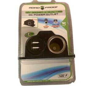 Road Proof 12 v Socket + Dual USB
